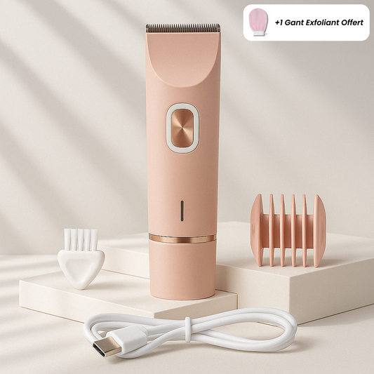 Evaskin™- le rasoir corporel électrique 2 en 1 Ultime- L’outil indispensable qu'utilise les Miss pour une peau éclatante.